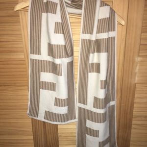 Fendi 100% Wool Scarf - Authentic - Never Worn